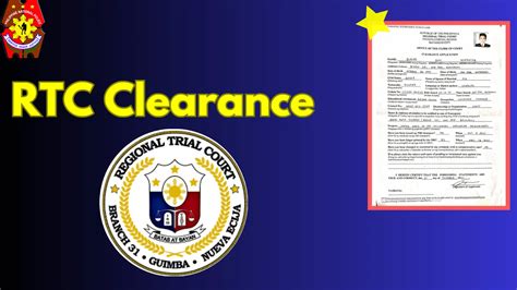 How to Get an RTC Clearance in the Philippines .